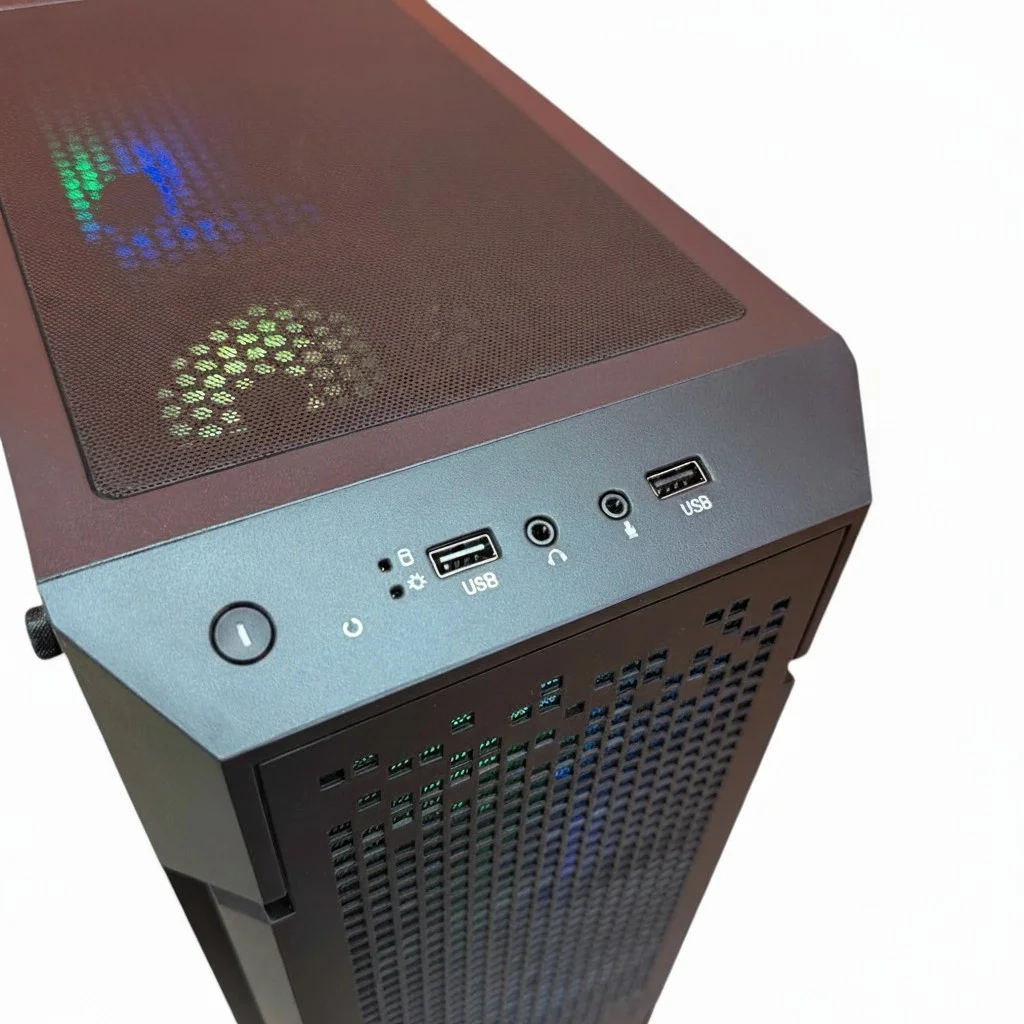 Комп'ютер ігровий Black Color Tower, Intel Core i5-14Gen, БЖ 600W, GF RTX 5050 8GB GDDR6 NEW